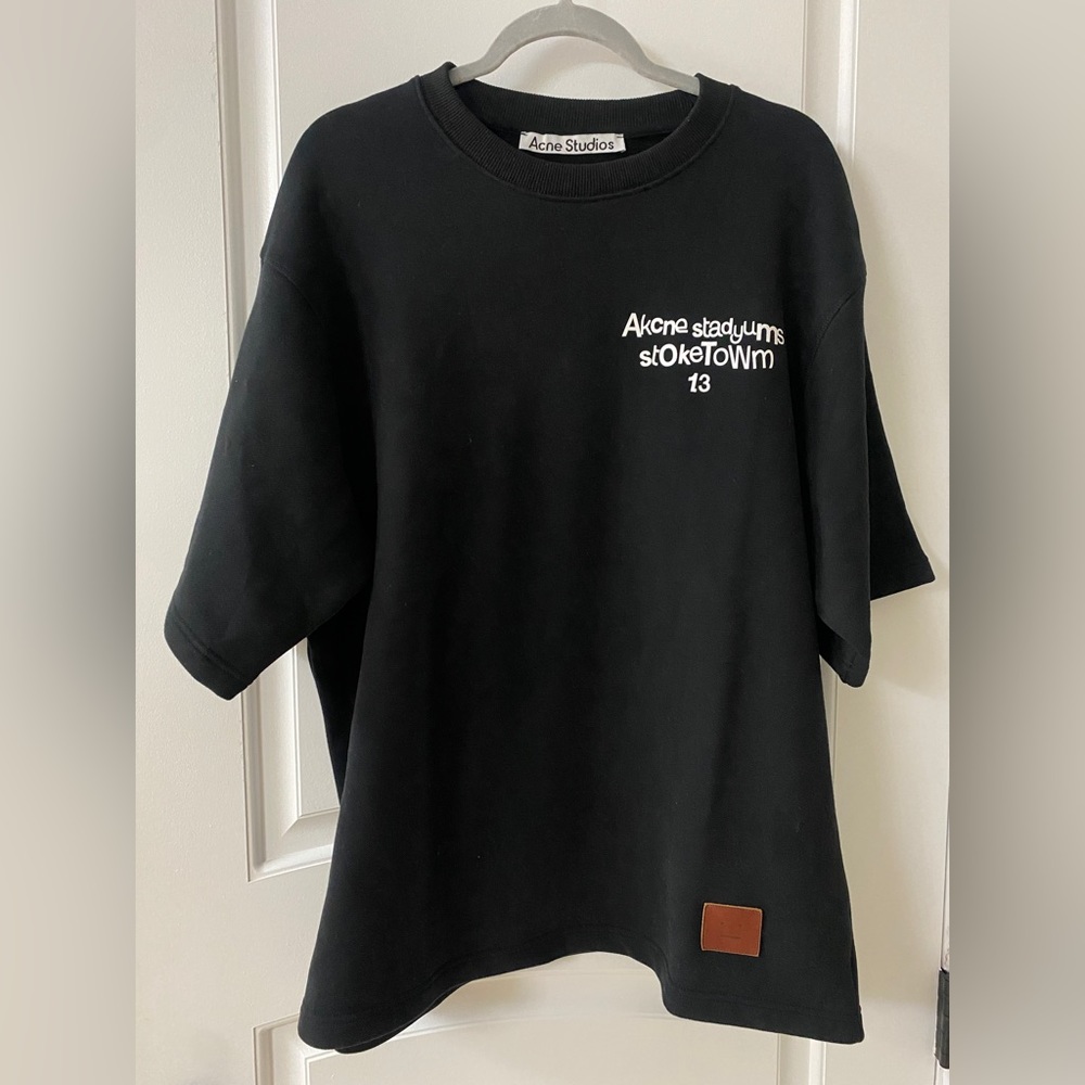 NEW ACNE STUDIOS Oversized Fleece Sweatshirt UNISEX